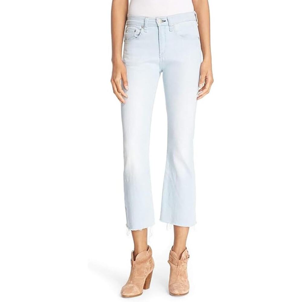 NEW! rag & bone Ashling 10 Inch Crop‎ Flare Jeans SIZE-26